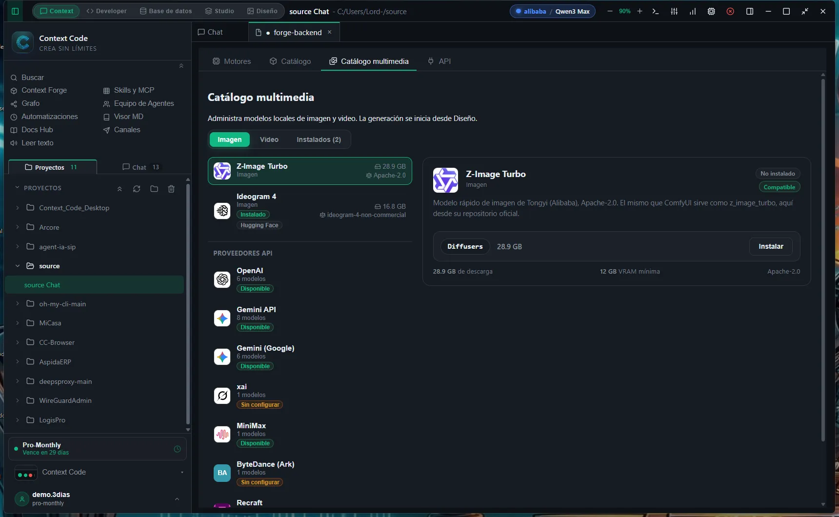 Context Forge multimedia catalog