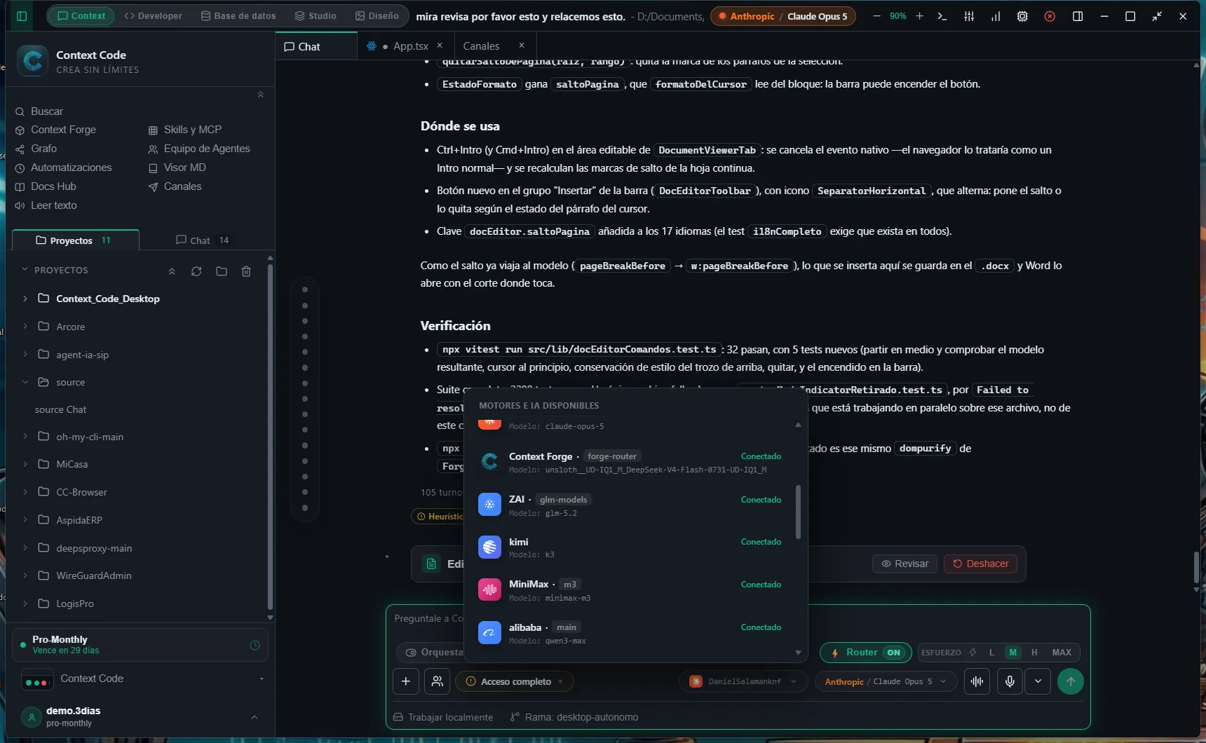 More connected providers: Context Forge, ZAI, Kimi, MiniMax, Alibaba